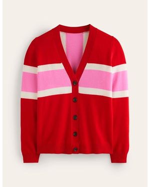 Boden Marianne Cashmere Cardigan - Red