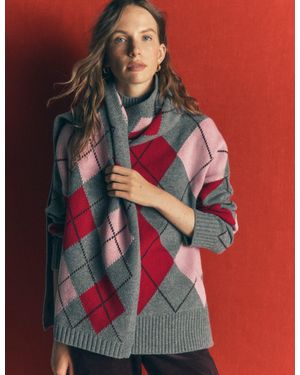Boden Marta Longline Merino Jumper - Red