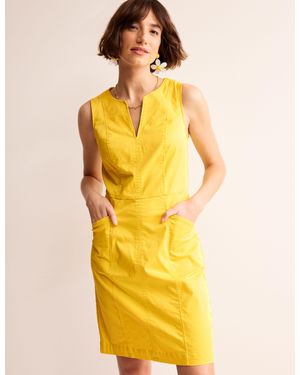 Boden Helena Chino Short Dresspassionfruit - Yellow