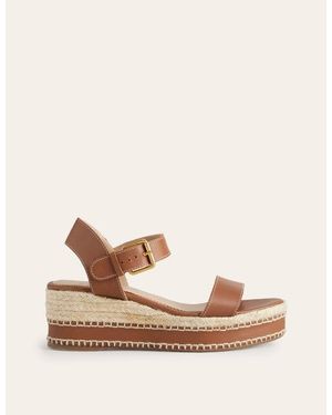 Boden Stitched Wedge Espadrillestan - Natural