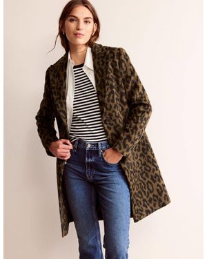 Boden Canterbury Interest Coatleopard - Brown
