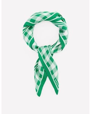 Boden Elisabeth Silk Square Scarf - Green