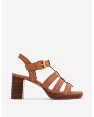 Boden Fischersandalen Mit Plateauabsatz - Braun