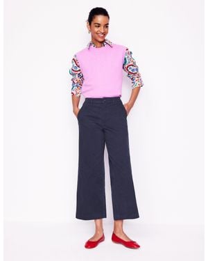 Boden Barnsbury Crop Chino Pants - Blue