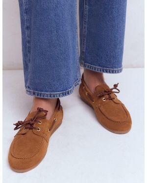 Boden Lace-Up Boat Shoes - Brown