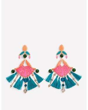 Boden Mega Motif Earrings - Red