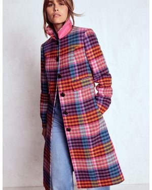 Boden St Albans Fitted Coat - Red