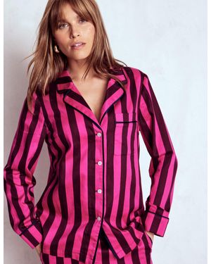 Boden Cotton Pajama Shirt - Red