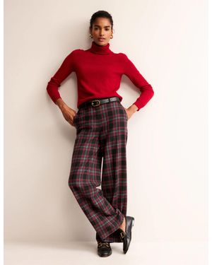 Boden Check Trousers - Multicolour