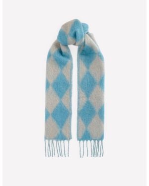 Boden Mohair Woven Scarf - Blue