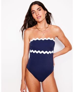 Boden Giant Rik Rak Swimsuit - Blue