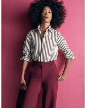 Boden Belgravia Ponte Trousers - Red