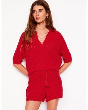 Boden Textured Knitted Shorts