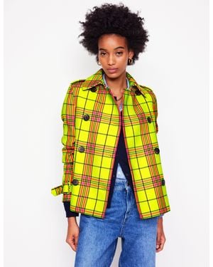 Boden Mayfair Cropped Trench - Yellow