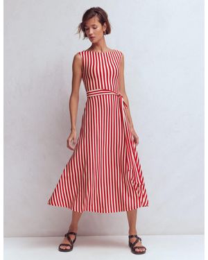 Boden Tamsin Jersey Midi Dress - Red