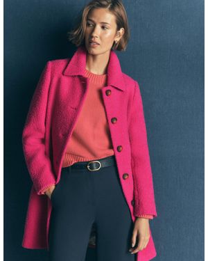 Boden Aylesford Wool Coat - Red