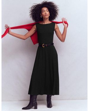 Boden Tamsin Jersey Midi Dress - Black