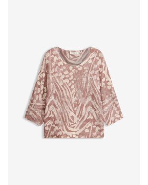 bonprix Pull À Manches Chauve-Souris - Rose