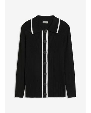 bonprix Cardigan Chic - Noir