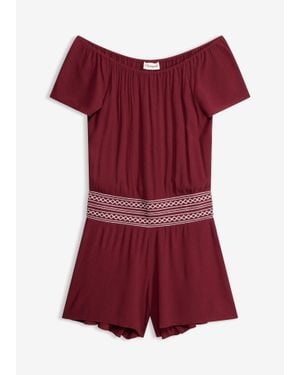 bonprix Combishort - Rouge