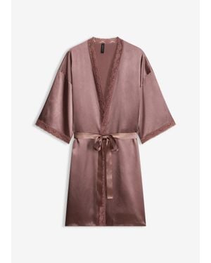 bonprix Kimono Van Satijn - Roze