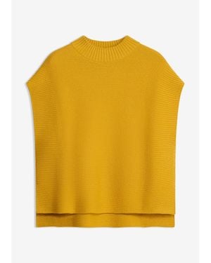bonprix Pull Sans Manches - Jaune