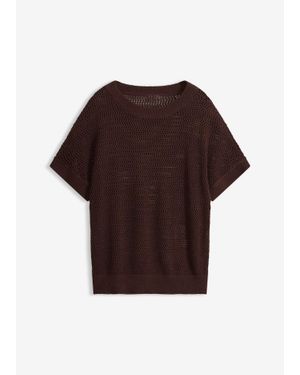 bonprix Pull Oversize - Rouge