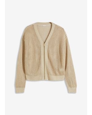 bonprix Gilet En Maille - Neutre