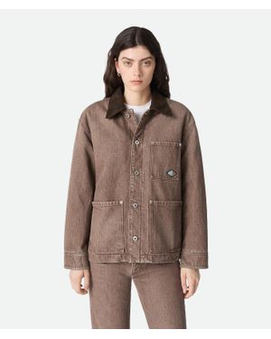 Bottega Veneta Denim Jacket - Brown