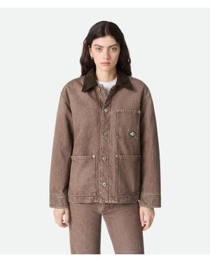 Bottega Veneta Denim Jacket - Brown