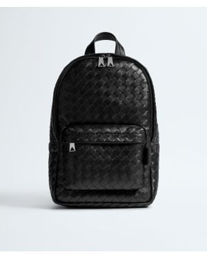Bottega Veneta Small Intrecciato Backpack - Black