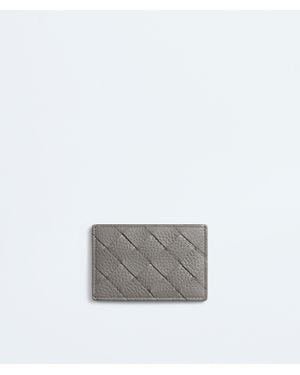 Bottega Veneta Intrecciato Credit Card Case - White