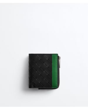 Bottega Veneta Intrecciato Small Bi-Fold Wallet - White