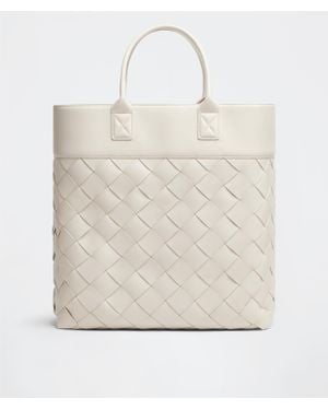Bottega Veneta Maxi Tote Intreccio - Weiß