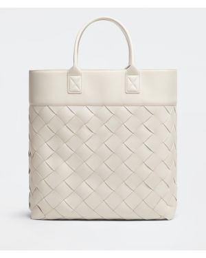 Bottega Veneta Maxi Tote Intreccio - Weiß