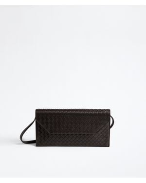 Bottega Veneta Intrecciato Piccolo Envelope Pouch - Black