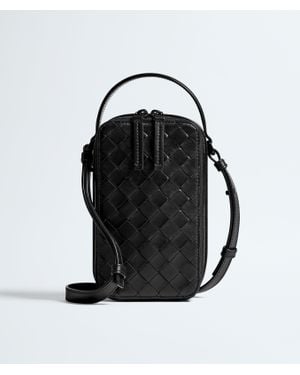 Bottega Veneta Getaway Vertical Phone Pouch - Black