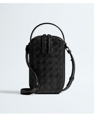 Bottega Veneta Pochette verticale pour téléphone Getaway - Noir