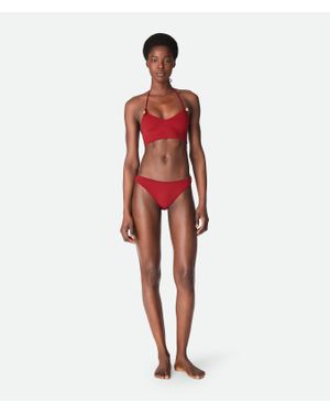 Bottega Veneta Stretch Nylon Bikini - Red