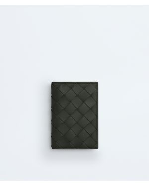 Bottega Veneta Intrecciato Flap Card Case - White