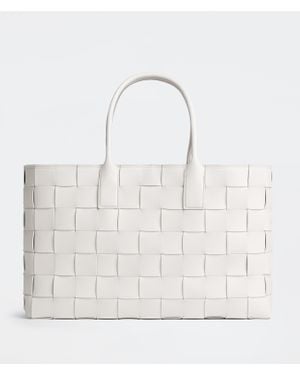 Bottega Veneta Maxi Tote Intreccio - Weiß
