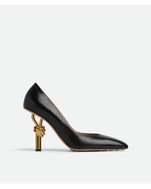 Bottega Veneta Nappa Leather Knot Pumps - Black