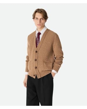 Bottega Veneta Cardigan Aus Wolle - Natur