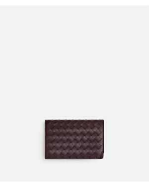 Bottega Veneta Intrecciato Piccolo Visitenkartenetui - Lila