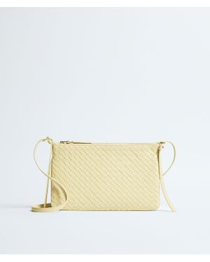 Bottega Veneta Intrecciato Piccolo Medium Pouch - Natural