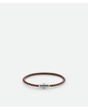 Bottega Veneta Leather Bracelet - White