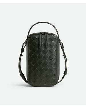 Bottega Veneta Getaway Phone Pouch - Black