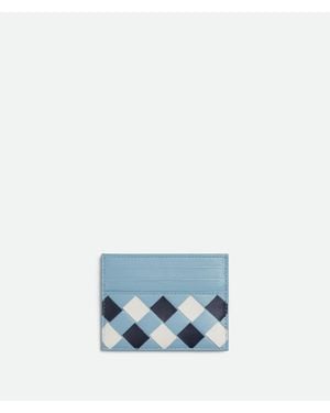 Bottega Veneta Intrecciato Kartenetui - Blau