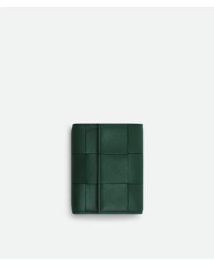 Bottega Veneta Cassette Tri-Fold Wallet - Green