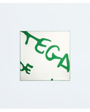 Bottega Veneta Foulard en sergé de soie - Vert